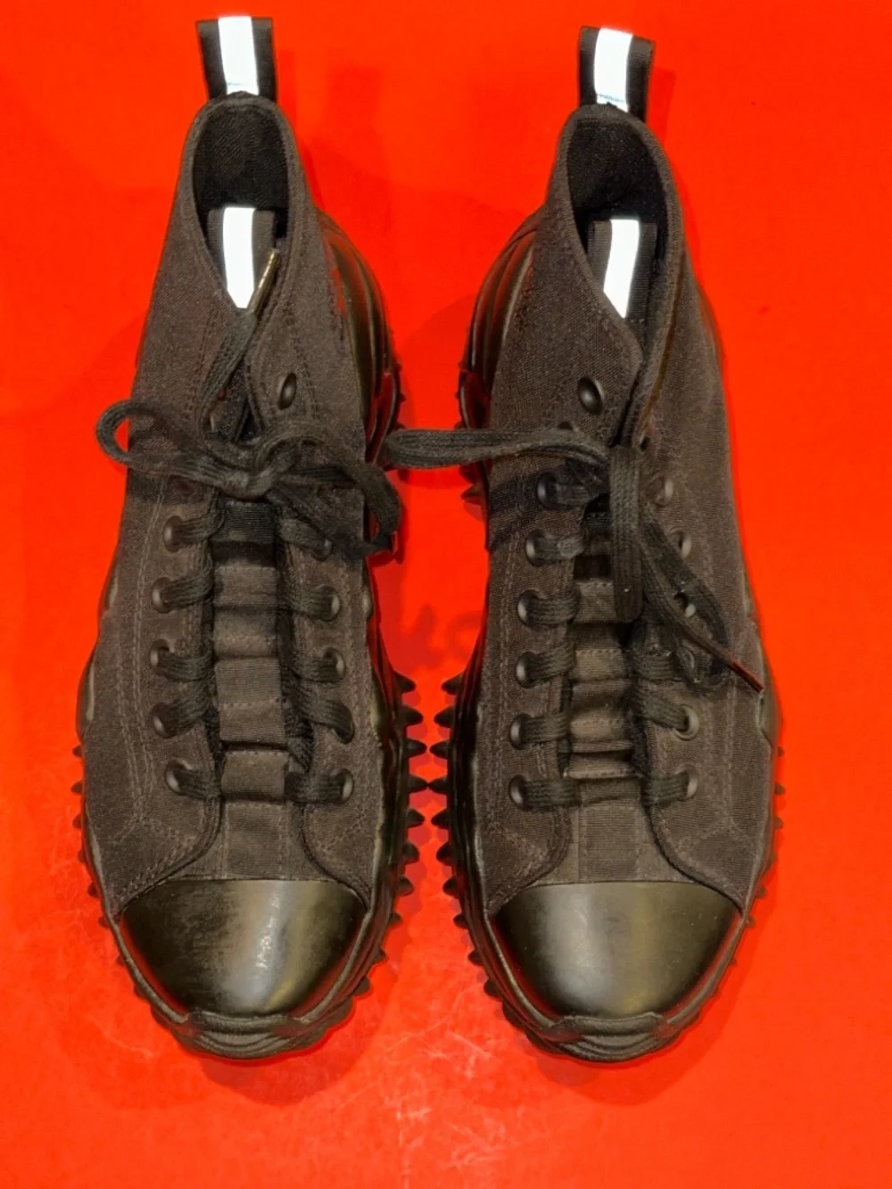 Converse Run Star Motion CX Workwear Triple Black Platform Men’s 7.5 Women’s 9 - Picture 10 of 10